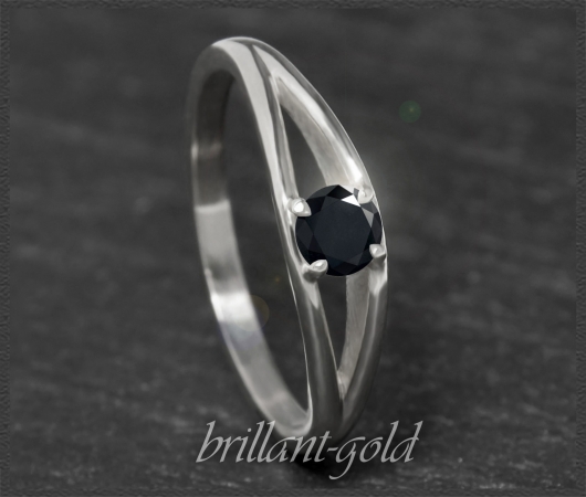 Brillant Ring aus 585 Weißgold, 0,27ct